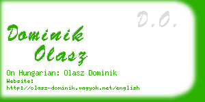 dominik olasz business card